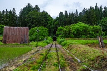 JR飯山線・北外丸駅跡付近(新潟県:2026年6月)