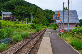 JR飯山線・越後田中駅(新潟県:2026年6月)