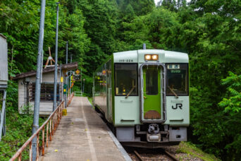 JR飯山線・足滝駅(新潟県:2026年6月)