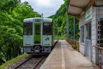 JR飯山線・足滝駅(新潟県:2026年6月)