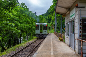 JR飯山線・足滝駅(新潟県:2026年6月)