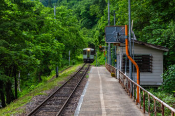 JR飯山線・足滝駅(新潟県:2026年6月)