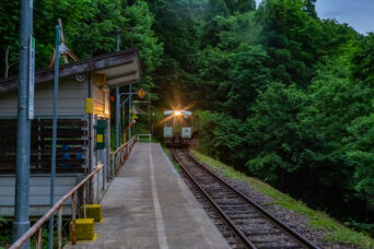 JR飯山線・足滝駅(新潟県:2026年6月)