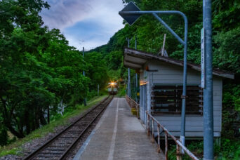 JR飯山線・足滝駅(新潟県:2026年6月)