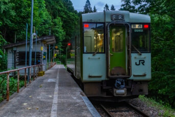 JR飯山線・足滝駅(新潟県:2026年6月)