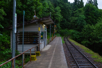JR飯山線・足滝駅(新潟県:2026年6月)