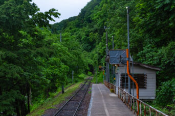 JR飯山線・足滝駅(新潟県:2026年6月)