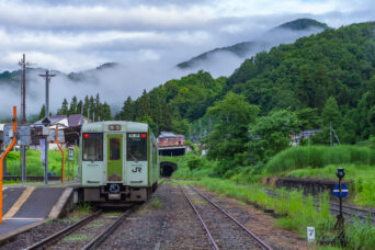 JR飯山線・森宮野原駅(長野県:2026年6月)