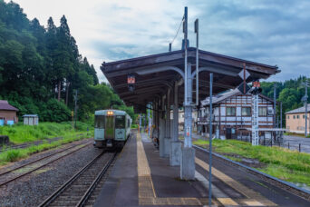 JR飯山線・森宮野原駅(長野県:2026年6月)