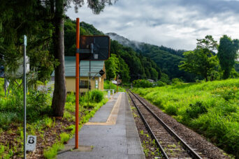 JR飯山線・信濃白鳥駅(長野県:2026年6月)