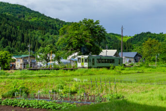 JR飯山線・西大滝駅(長野県:2026年6月)