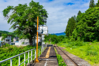JR飯山線・西大滝駅(長野県:2026年6月)