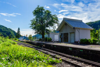 JR飯山線・西大滝駅(長野県:2026年6月)