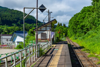 JR飯山線・上桑名川駅(長野県:2026年6月)