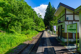 JR飯山線・上桑名川駅(長野県:2026年6月)