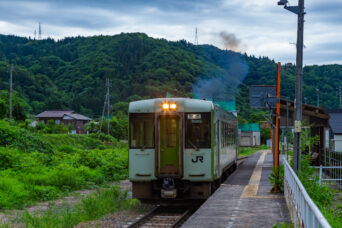 JR飯山線・上境駅(長野県:2026年6月)