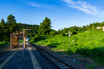 JR飯山線・上境駅(長野県:2026年6月)