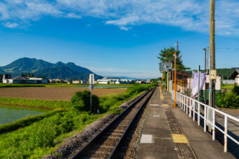 JR飯山線・信濃平駅(長野県:2026年6月)