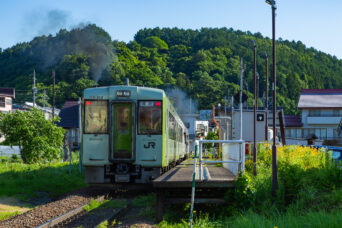 JR飯山線・北飯山駅(長野県:2026年6月)
