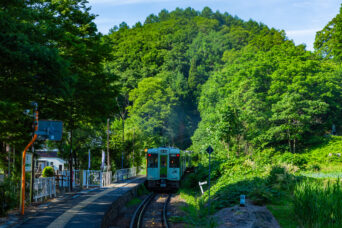 JR飯山線・蓮駅(長野県:2026年6月)