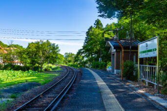 JR飯山線・蓮駅(長野県:2026年6月)