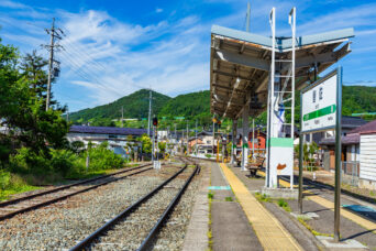 JR飯山線・替佐駅(長野県:2026年6月)