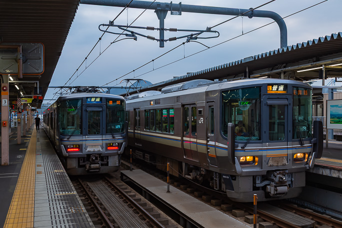 「ちゃり鉄32号」の旅は「豊岡行き」の普通列車から始まる