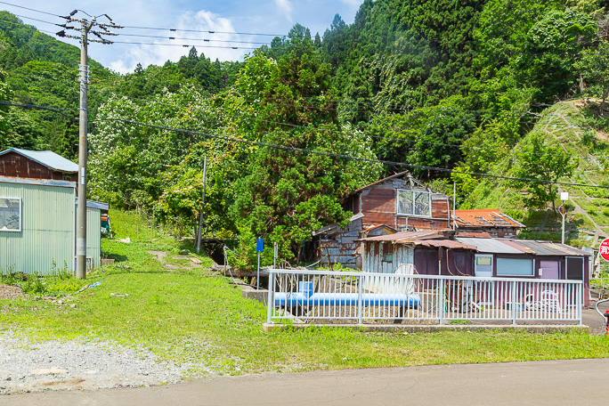 無住となった日出集落跡
