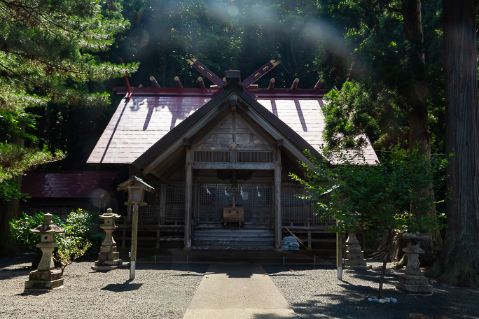 貫禄ある佇まいの福島大神宮を参拝