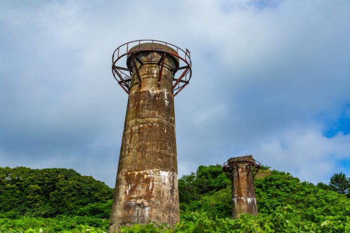 JR松前線・渡島吉岡～渡島大沢間・荒谷川橋梁跡（北海道：2026年7月）
