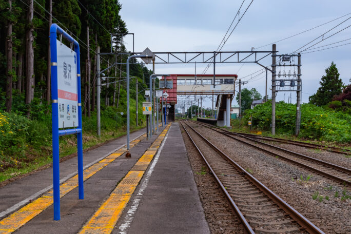 道南いさりび鉄道・道南いさりび鉄道線・泉沢駅（北海道：2026年7月）