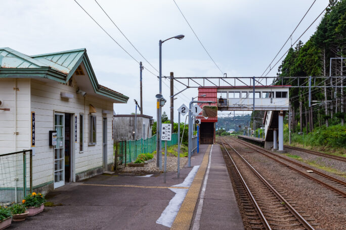 道南いさりび鉄道・道南いさりび鉄道線・泉沢駅（北海道：2026年7月）