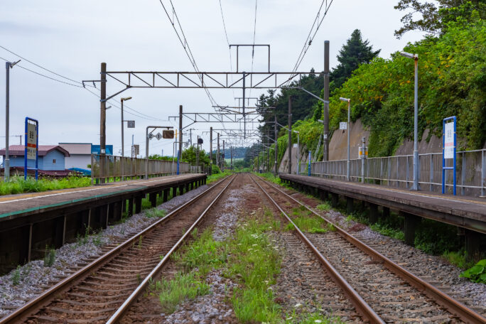 道南いさりび鉄道・道南いさりび鉄道線・釜谷駅（北海道：2026年7月）