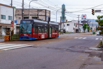 函館市企業局交通部・湯の川線・千歳町停留場(北海道:2026年7月)