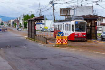 函館市企業局交通部・湯の川線・昭和橋停留場(北海道:2026年7月)