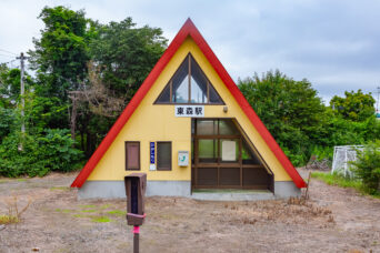 JR函館本線・東森駅（北海道：2026年7月）