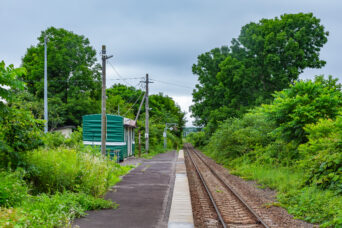 JR函館本線・尾白内駅（北海道：2026年7月）