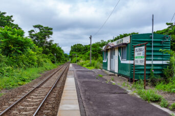 JR函館本線・尾白内駅（北海道：2026年7月）