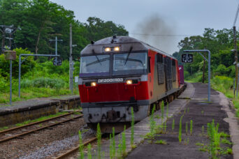 JR函館本線・渡島砂原駅（北海道：2026年7月）