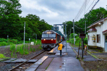 JR函館本線・赤井川駅（北海道：2026年7月）