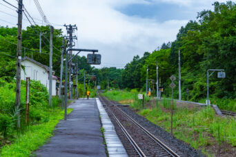 JR函館本線・赤井川駅（北海道：2026年7月）