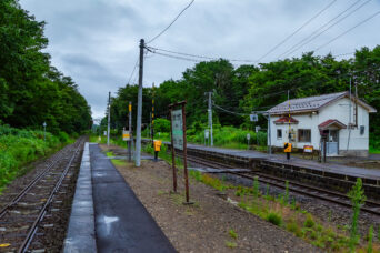 JR函館本線・赤井川駅（北海道：2026年7月）