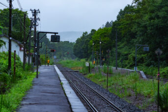 JR函館本線・赤井川駅（北海道：2026年7月）