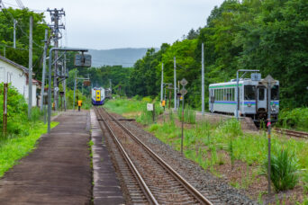 JR函館本線・赤井川駅・特急「北斗」（北海道：2026年7月）