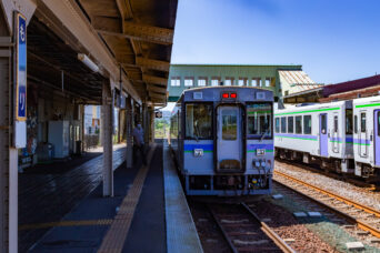 JR函館本線・森駅（北海道：2026年8月）