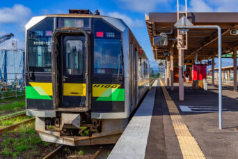 JR函館本線・長万部駅（北海道：2026年8月）