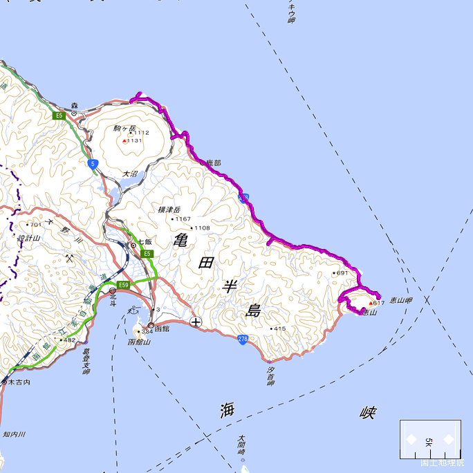 ルート図：ちゃり鉄32号9日目
