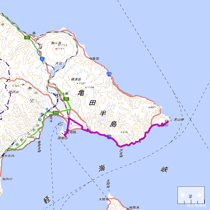 ルート図：ちゃり鉄32号10日目