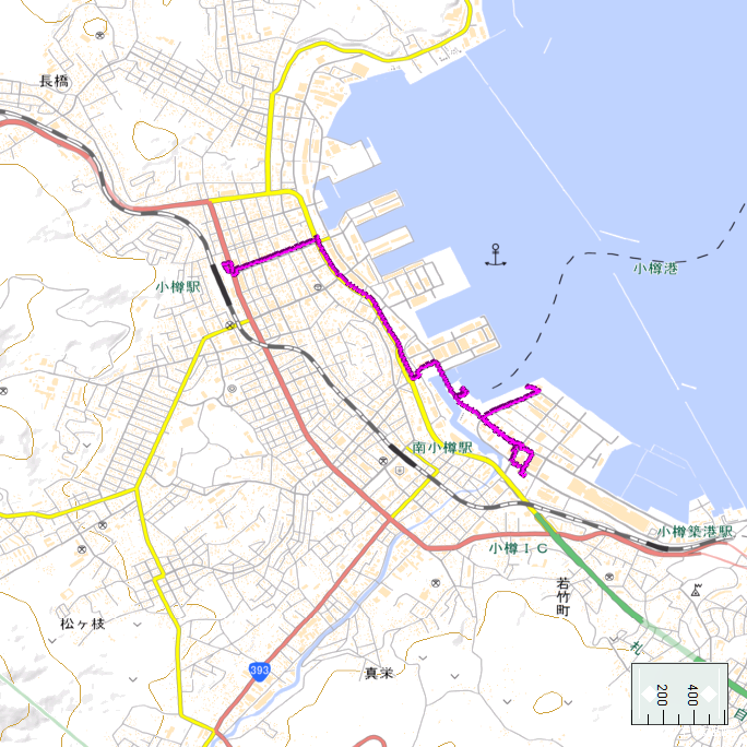 ルート図：ちゃり鉄32号11日目-2