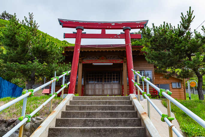 木ノ子集落にある木ノ子稲荷神社